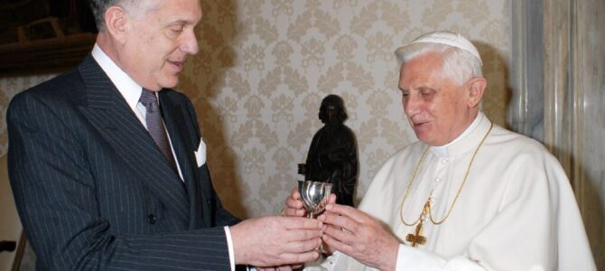 Всемирный еврейский конгресс скорбит по бывшему Папе Бенедикту XVI.
