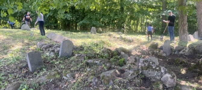 Sunday Spent Cleaning Up Jewish Cemetery