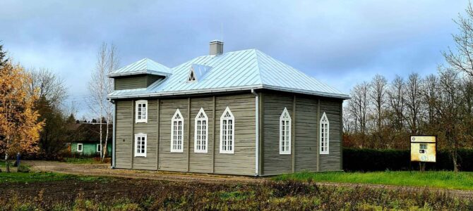 Renovated Wooden Synagogue in Kurkliai Opens Doors