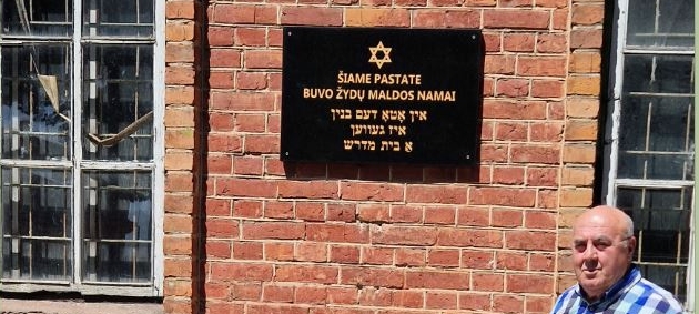 New Commemorative Plaque Marks Old Synagogue in Panevėžys