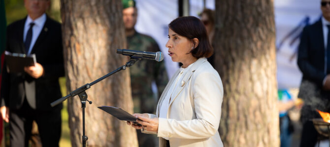 #VilniusGhetto80. Izraelio ambasadorė Hadas Wittenberg Silverstein: „Nuostata „niekada daugiau“ prasideda klasėse“