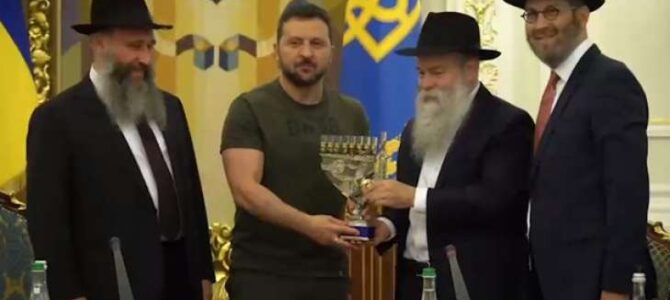 Накануне праздника Рош Ха-Шана президент Украины встретился с раввинами и воинами-евреями