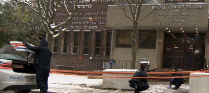 Anti-Semitic Terrorism Continues in Montreal