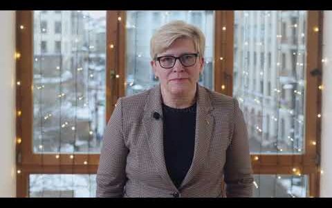 Lithuanian Prime Minister Sends Hanukkah Greetings
