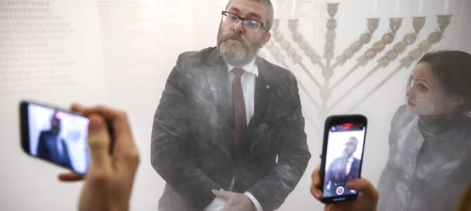 Polish MP Extinguishes Menorah Calling Jews “Satanic Cult”