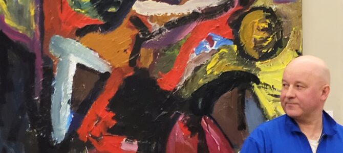 Abstract Expressionist Shows Work at LJC
