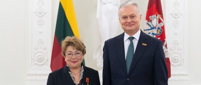 Lithuanian President Decorates Goodwill Foundation Co-Chairpeople