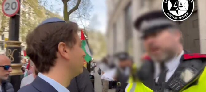 London Metropolitan Police Threaten to Arrest Man for Being “Openly Jewish”