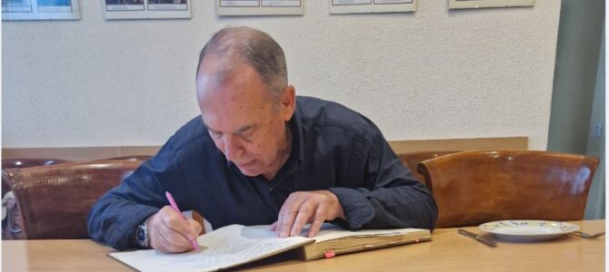 Arie Ben-Ari Grodzensky Visits Panevėžys Jewish Community