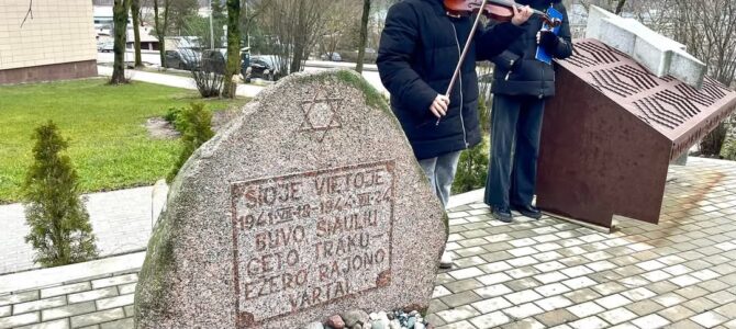 Day of Remembrance of Lithuanian Jewish Victims of Genocide in Šiauliai