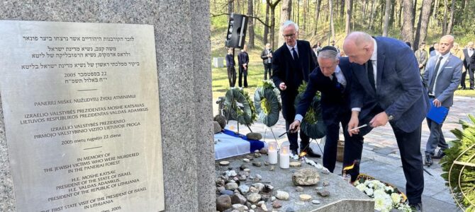 Day of Remembrance of Lithuanian Jewish Victims of Genocide at Ponar