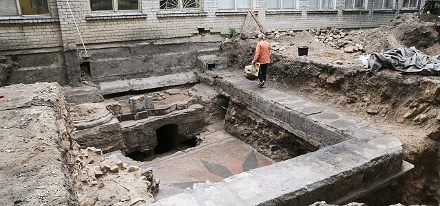 В Вильнюсе сносят здание детсада, построенного на месте Большой синагоги
