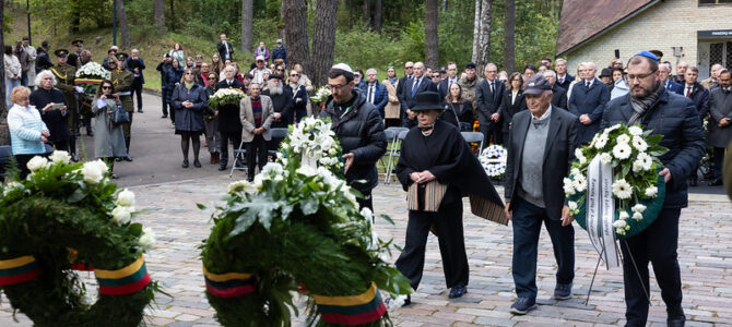 Litvak Victims of Genocide Remembrance Day at Ponar