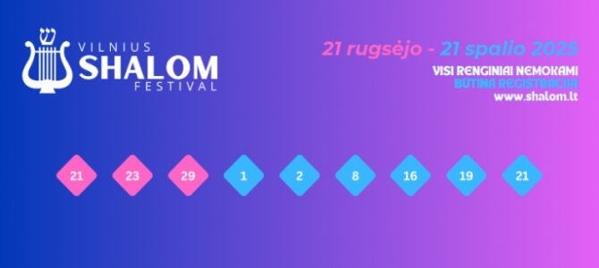 Vilnius Shalom Festival 2025