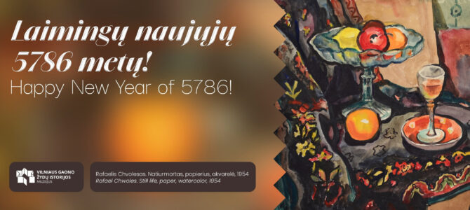 Vilniaus Gaono žydų istorijos muziejaus sveikinimas