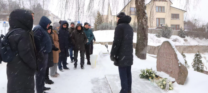 Šiauliuose įvyko Tarptautinės Holokausto aukų atminimo dienos minėjimas Šiauliuose įvyko Tarptautinės Holokausto aukų atminimo dienos minėjimas