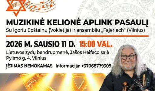 „Fajerlech“ kviečiame į muzikinę kelionę aplink pasaulį!