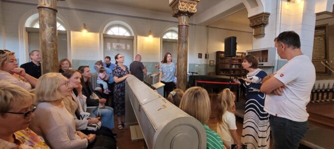 Ekskursija Vilniaus choralinėje sinagogoje su Natalja Cheifec