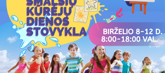 KVIEČIAME JAUNUOSIUS VILNIEČIUS Į DIENOS STOVYKLĄ