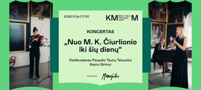 „Nuo M. K. Čiurlionio iki šių dienų“ – koncertas, atskleidžiantis daugiakultūrę Lietuvos muzikos istoriją
